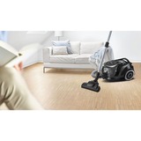 Bosch Serie 6 BGC41XSIL aspirapolvere a traino 2,4 L A cilindro Secco 700 W Senza sacchetto Nero, 700 W, A cilindro, Secco, Senza sacchetto, 2,4 L, Filtro per allergia