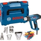 Bosch Soffiatore ad aria calda GHG 23-66 Professional + accessori 5 pezzi, Soffiatore d'aria calda blu/Nero