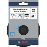 Bosch Supporto PRO, X-LOCK SCM piastra di supporto con perno centrale, Ø 115mm, Platorello per levigatrice 