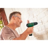 Bosch Trapano avvitatore a batteria EasyImpact 1200 + set di punte e trapani, Cordless verde/Nero