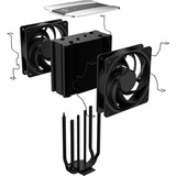 Cooler Master V4 ALPHA 3DHP, raffreddamento CPU  Nero/Argento