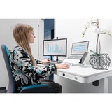 Digitus Scrivania regolazione elettricamente in altezza con postazione di ricarica USB e cassetto, Tabella bianco, Cina, 72 cm, 121 cm, 1200 mm, 600 mm, 1210 mm