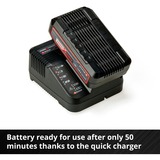 EINHELL PXC-Starter-Kit Set batteria e caricabatterie Nero/Rosso, Set batteria e caricabatterie, 2,5 Ah, 18 V, Nero, Rosso, 0,83 h, 200 - 250 V