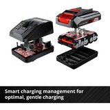 EINHELL PXC-Starter-Kit Set batteria e caricabatterie Nero/Rosso, Set batteria e caricabatterie, 2,5 Ah, 18 V, Nero, Rosso, 0,83 h, 200 - 250 V
