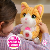 Just Play FurReal Bella, Peluche animali Gatto giocattolo, 4 anno/i, Interattivo, Stilo AA, Batterie incluse