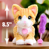 Just Play FurReal Bella, Peluche animali Gatto giocattolo, 4 anno/i, Interattivo, Stilo AA, Batterie incluse