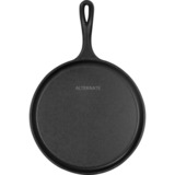Lodge Padella per crêpes L9OG3, con manico Nero