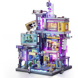 Lumibricks Cyberpunk Neoncity Gamestack, Giochi di costruzione 