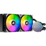 Sharkoon S70 RGB AIO 240mm, Raffreddamento ad acqua Nero