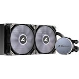 Sharkoon S70 RGB AIO 240mm, Raffreddamento ad acqua Nero