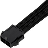 SilverStone Cavo di prolunga di alimentazione SST-PP07E-EPS8B Nero