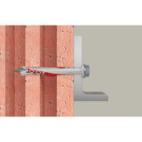 fischer Tassello a gambo lungo DuoXpand 10x160 FUS grigio chiaro/Rosso