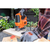 BLACK+DECKER Seghetto alternativo BES602, Puzzle arancione /Nero