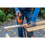 BLACK+DECKER Seghetto alternativo BES602, Puzzle arancione /Nero
