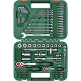 Bosch Set di attrezzi avanzato, 132 pezzi, chiave combinata   verde