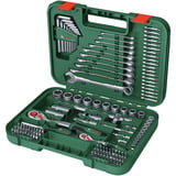 Bosch Set di attrezzi avanzato, 132 pezzi, chiave combinata   verde