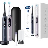 Braun iO 9 Adulto Spazzolino rotante Nero, Rosa, Spazzolino da denti elettrico Nero/rosato, Adulto, Spazzolino rotante, Cura quotidiana, Cura gum, Intenso, Sensibile, Super sensitive, Tongue care, Sbiancante, Nero, Rosa, 2 min, Black Lava, Rose Quartz