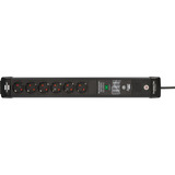 Brennenstuhl Multipresa Connect Premium-Line WiFi 6 vie, Ciabatta Nero
