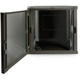 Digitus Alloggiamento a parete Serie Dynamic Basic - 600 x 450 mm (L x P), IT armadio Nero, Da parete, 12U, 60 kg, Lucchetti, 29 kg, Nero
