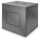 Digitus Alloggiamento a parete Serie Dynamic Basic - 600 x 450 mm (L x P), IT armadio Nero, Da parete, 12U, 60 kg, Lucchetti, 29 kg, Nero