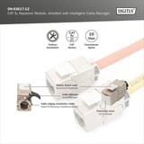 Digitus Modulo Keystone Cat.6a, schermato, Modulo di Keystone argento