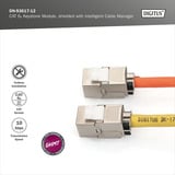 Digitus Modulo Keystone Cat.6a, schermato, Modulo di Keystone argento
