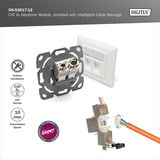 Digitus Modulo Keystone Cat.6a, schermato, Modulo di Keystone argento