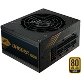 FSP DAGGER PRO 650W alimentatore per computer 20+4 pin ATX SFX Nero, Alimentatore PC 650 W, 100 - 240 V, 50 - 60 Hz, 10 A, 5 A, 120 W