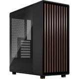Fractal Design North Charcoal Black TG Dark, Chassis Tower Nero/legno