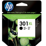 HP Cartuccia originale inchiostro nero ad alta capacità 301XL Resa elevata (XL), Nero, Inchiostro a base di pigmento, 8 ml, 1 pz, 360 pagine