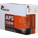Inter-Tech Argus APS-720 720W, Alimentatore PC Nero