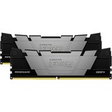 Kingston FURY FURY 64GB 3200MT/s DDR4 CL16 DIMM (Kit da 2) Renegade Black, Memoria Nero/Argento, 64 GB, 2 x 32 GB, DDR4, 288-pin DIMM