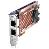 QNAP QM2-2P2G2T scheda di rete e adattatore Interno Ethernet 2500 Mbit/s, Scheda di interfaccia Interno, Cablato, PCI Express, Ethernet, 2500 Mbit/s