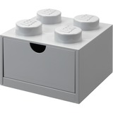 Room Copenhagen LEGO Cassetto da scrivania 4, Scatola di immagazzinaggio grigio