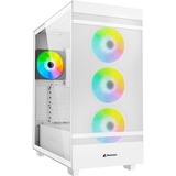 Sharkoon Rebel C50 RGB, Chassis Tower bianco