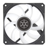SilverStone Air Slimmer 120 Case per computer, Processore Raffreddatore d'aria 12 cm Nero, Trasparente 1 pz, Ventola Nero/trasparente, Raffreddatore d'aria, 12 cm, 63,67 pdc/min, Nero, Trasparente