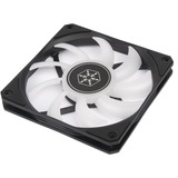 SilverStone Air Slimmer 120 Case per computer, Processore Raffreddatore d'aria 12 cm Nero, Trasparente 1 pz, Ventola Nero/trasparente, Raffreddatore d'aria, 12 cm, 63,67 pdc/min, Nero, Trasparente