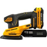 Stanley Levigatrice delta a batteria, 18 Volt, Delta Sanders Nero/Giallo