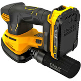 Stanley Levigatrice delta a batteria, 18 Volt, Delta Sanders Nero/Giallo