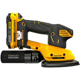 Stanley Levigatrice delta a batteria, 18 Volt, Delta Sanders Nero/Giallo