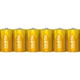 VARTA Longlife Extra D, 6x Batteria monouso Alcalino 6x, Batteria monouso, D, Alcalino, 1,5 V, 6 pz, Blu, Giallo