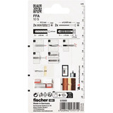 fischer Tassello per calcestruzzo cellulare FFA 10 S grigio chiaro