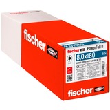 fischer Vite per legno PowerFull II 8,0x180 ZK TX VG 