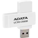 ADATA UC310 unità flash USB 256 GB USB tipo A 3.2 Gen 1 (3.1 Gen 1) Bianco, Chiavetta USB bianco, 256 GB, USB tipo A, 3.2 Gen 1 (3.1 Gen 1), 100 MB/s, Girevole, Bianco