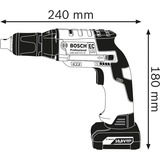 Bosch GTB 12V-11 Professional 3000 Giri/min Nero, Blu, Cacciavite blu/Nero, Cacciavite elettrico, Impugnatura a pistola, 1/4", Nero, Blu, 3000 Giri/min, 3 Nm