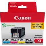 Canon 9254B010 cartuccia d'inchiostro 4 pz Originale Resa elevata (XL) Nero, Ciano, Magenta, Giallo Resa elevata (XL), Nero, Ciano, Magenta, Giallo, 4 pz, Confezione multipla