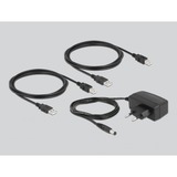 DeLOCK 11494 dati del computer switcher, Commutatore USB 0,48 Gbit/s, Nero, Plastica, 106 mm, 56 mm, 25 mm