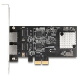 DeLOCK Scheda PCI Express x2 a 2 x RJ45, Scheda di rete 