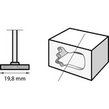 Dremel Pietra abrasiva in carburo di silicio Ø 19,8 mm (85422), Pietra macina 