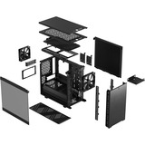 Fractal Design Define 7 Nano Black TG Light Tint, Chassis Tower Nero